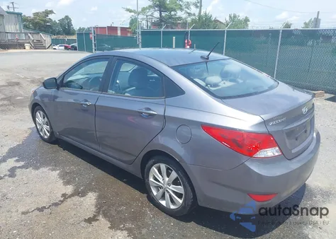 2013 Hyundai Accent Gls from USA, damaged, VIN KMHCU4AE2DU582650